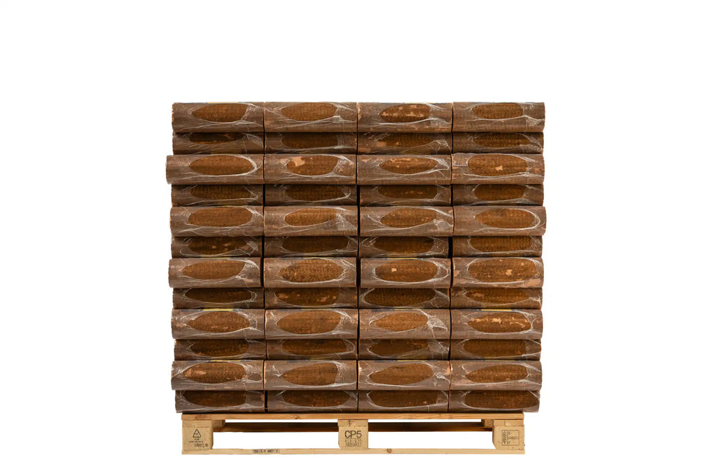 Pollmeier Premium Plus Buchenholzbriketts – PEFC-zertifiziert, Palette 960 kg