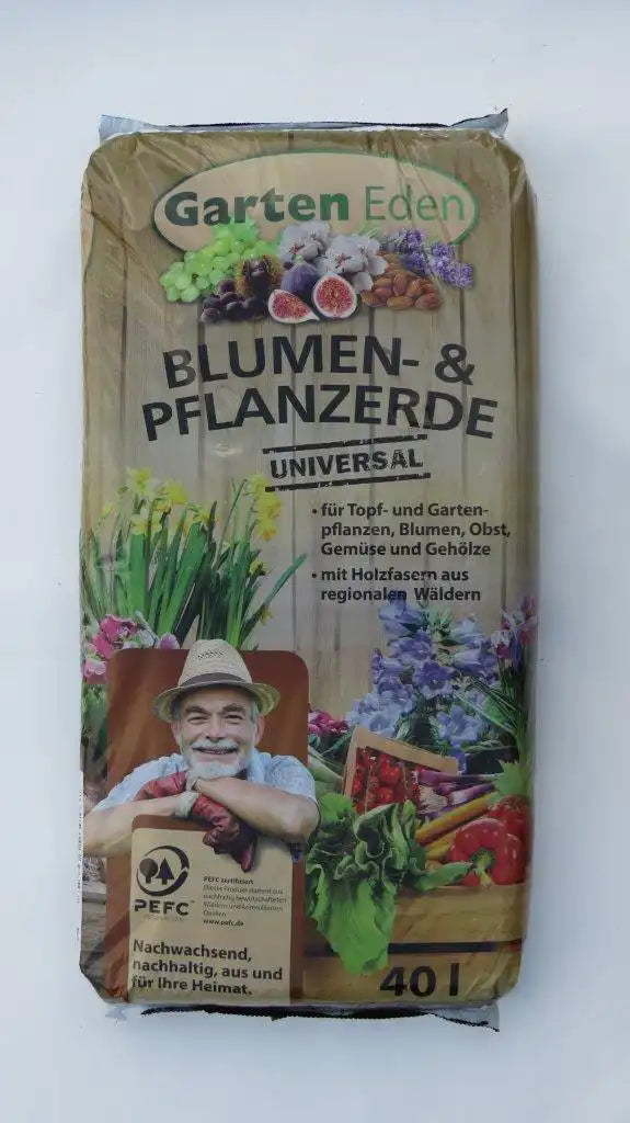 Blumenerde 40 l – Palette mit 54 Säcken