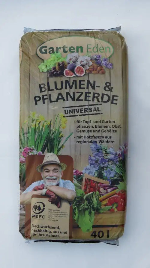 Blumenerde 40 l – Palette mit 54 Säcken