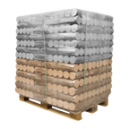 Exklusiv Buche Hartholzbriketts – DIN-konform, FSC-zertifiziert, 480 kg (halbe Palette)